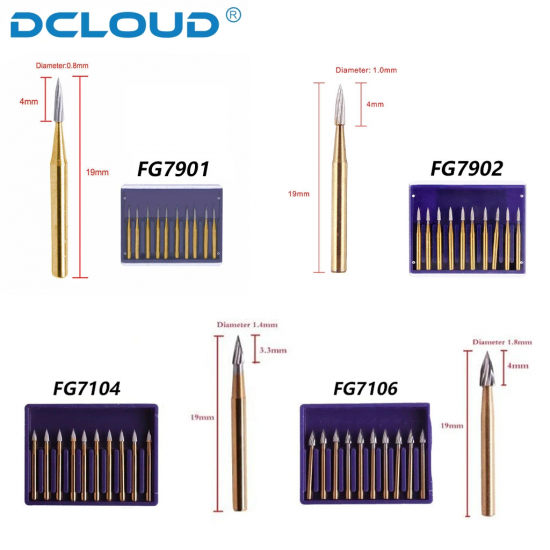 Carbide Tungsten Bur  (10Pcs/Box)