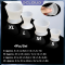 Silicone Dental Mixing Cup Soft Flexible ( 4Pcs/Set )