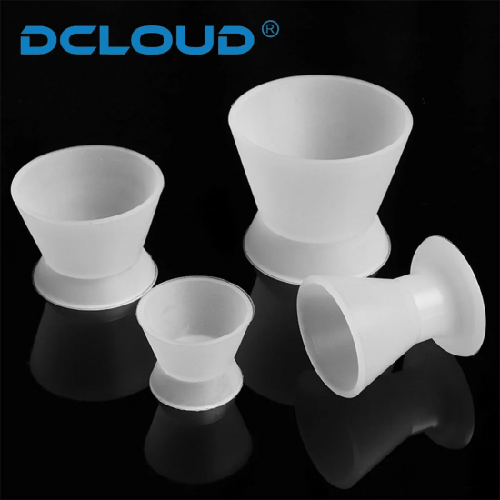 Silicone Dental Mixing Cup Soft Flexible ( 4Pcs/Set ) Silicone Dental Mixing Cup Soft Flexible ( 4Pcs/Set )
