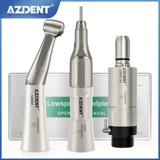 Low Speed Handpiece Kit (Air Motor + Contra & Straight) Low Speed Handpiece Kit (Air Motor + Contra & Straight)