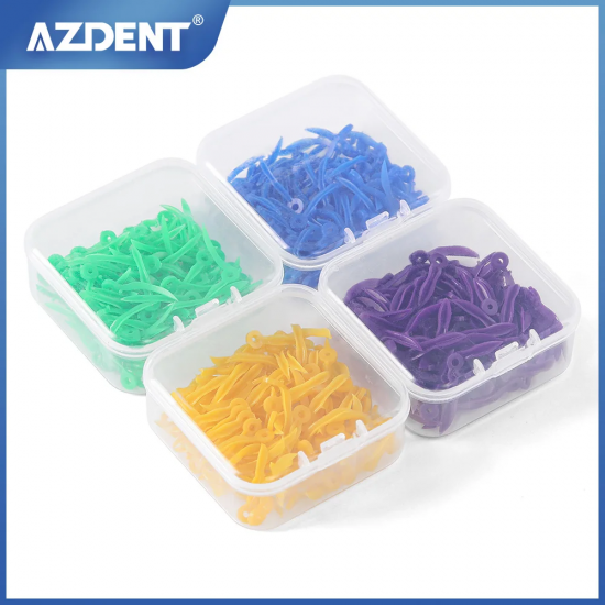 Dental Plastic Wedges with Holes (Assorted Sizes)