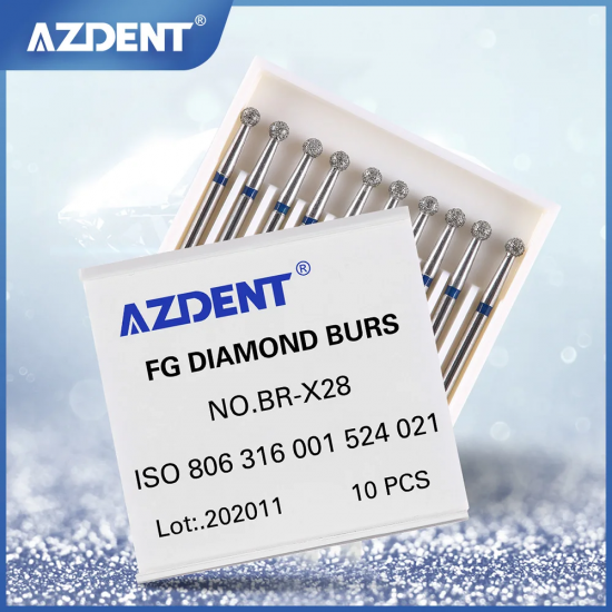 Diamond FG Burs – Round Ball XL (1.6mm, 25mm, High Speed)