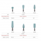 Ceramic Diamond Polisher – RA Shank (Coarse Grit) Ceramic Diamond Polisher – RA Shank (Coarse Grit)