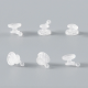 Ceramic Lingual Buttons – Bondable (Round & Rectangular Base)