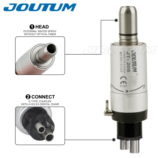 Low-Speed Handpiece Set – 2/4 Holes (2.35mm Burs)  Or Contra Angle + Air Motor Kit – Low Speed