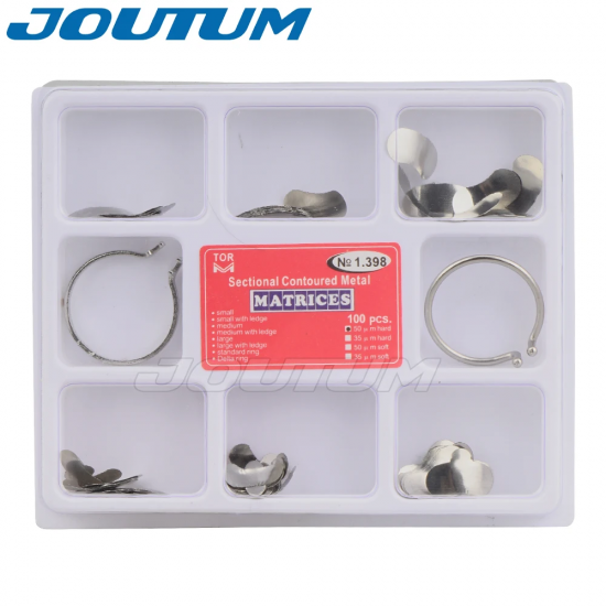 Sectional Matrix Kit – Bands & Rings (100pcs) or Composite Matrix Bands with Separating Rings
