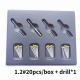 20Pcs/box Dental Fiber Posts Drills Mixed Kit 20Pcs/box 20Pcs/box Dental Fiber Posts Drills Mixed Kit 20Pcs/box
