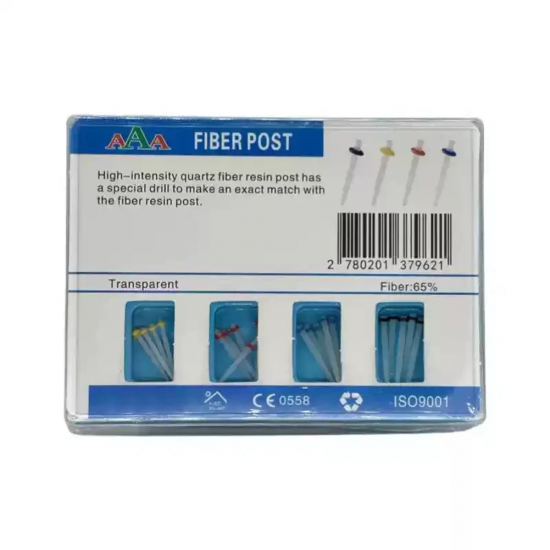 Dental Fiber Posts Kits With Drills Straight Dental Fiber Posts Kits With Drills Straight