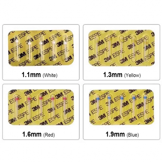 Dental 3M ESPE Fiber Posts 10Pcs/box Dental 3M ESPE Fiber Posts 10Pcs/box
