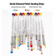  Dental Diamond Polishing Strips  Metal 10Pcs/box