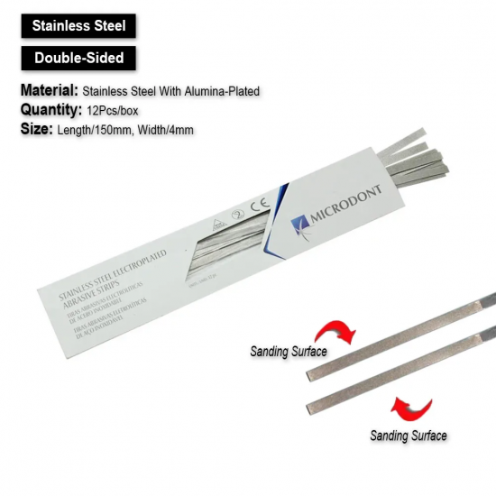 Dental Polishing Strips Metal Alumina 12Pcs/set