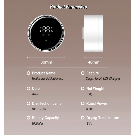 UV Toothbrush Sanitizer