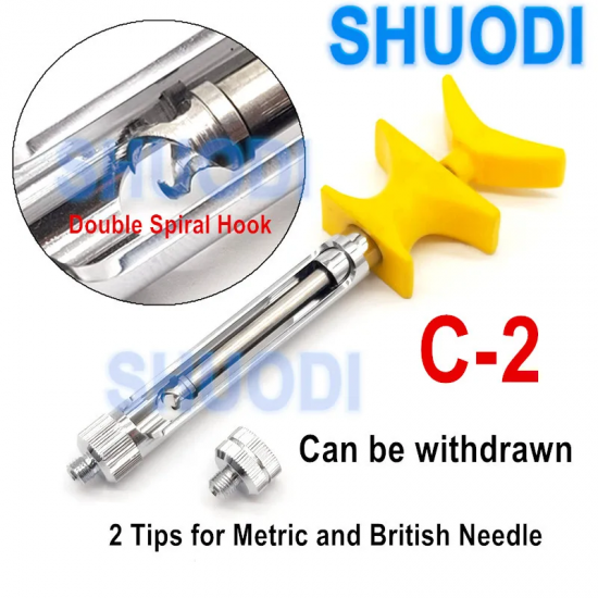 Intraligamental Syringe – Aspirating Type or PDL Injection Syringe – Surgical Dental Tool