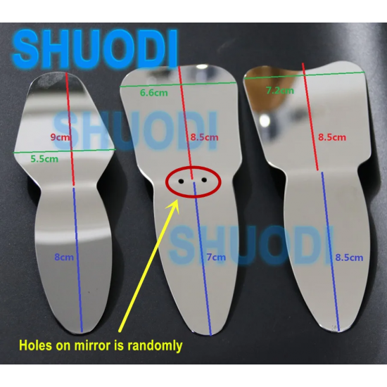 Orthodontic Photographic Mirror – Double-Sided (Autoclavable) or Stainless Steel Intraoral Mirror – 1pc Orthodontic Photographic Mirror – Double-Sided (Autoclavable) or Stainless Steel Intraoral Mirror – 1pc