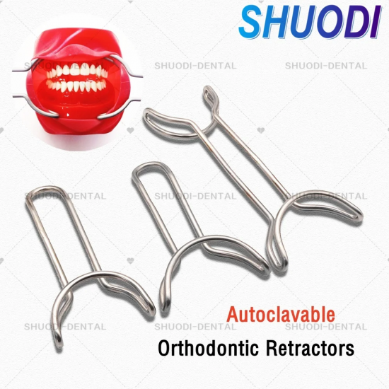 T-Shape Mouth Retractor – Double-Ended or Orthodontic Lip & Cheek Opener 