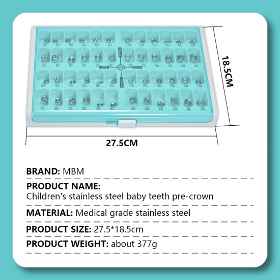 Stainless Steel Crowns Kit