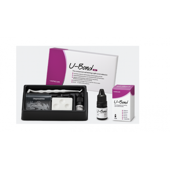 VERICOM U-Bond One Component Self Etching LC Adhesive 5ml+Accessories 