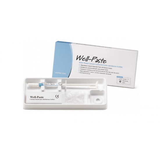 VERICOM Well-Paste Calcium Hydroxide Paste with Barium Sulfate (2g x 1 syringe)