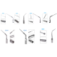 Ultrasonic Scaling Tips 5pcs 