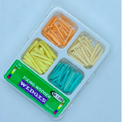 Fixing wooden wedges