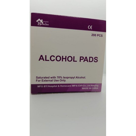 Alcohol pads 200 pcs