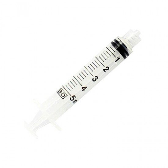 plastic syringe 5cc 100 pcs