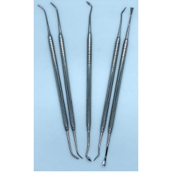 Plastic instruments Cord packer curved kit