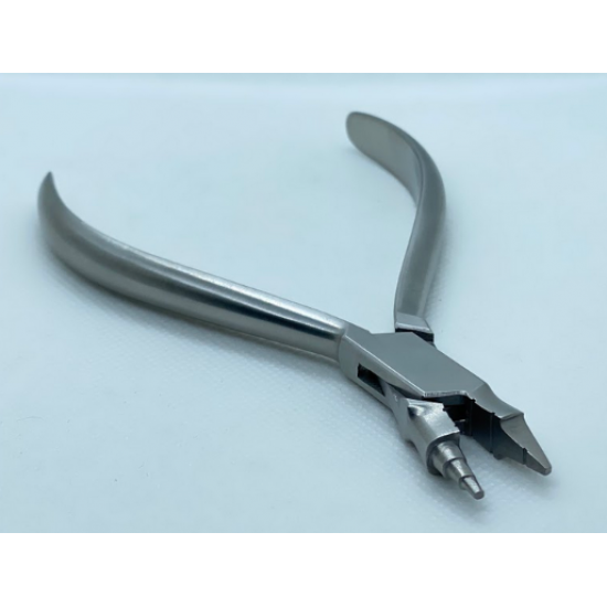 Tweed style loop forming plier