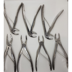 Pedo extraction forceps kit 7 pcs